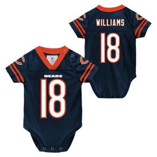 6M NFL Chicago Bears Boys' Williams Bodysuit Jersey - 3-6M