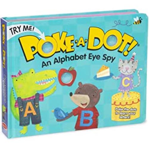Amazon.com: Melissa & Doug Children's Book - Poke-a-Dot: An Alphabet Eye Spy (Board Book with Buttons to Pop) - Alphabet Pop It Book, Push Pop Book For Toddlers And Kids Ages 3+ : Innovative Kids: Toys & Games