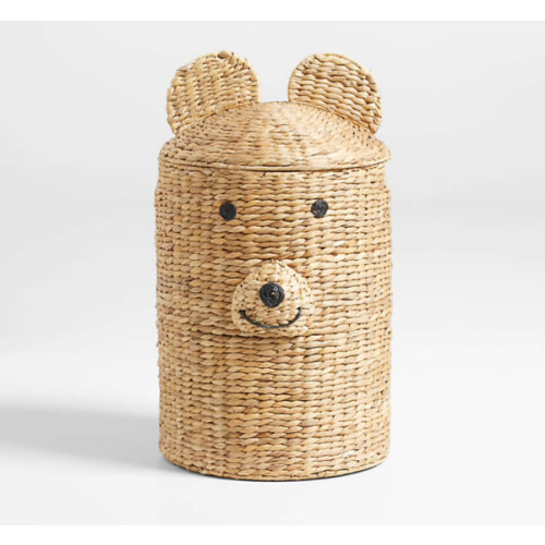 Bear Woven Kids Hamper with Handles