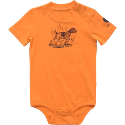 Boys' Short Sleeve Dog Bodysuit(Infant)