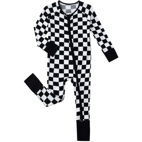 Baby Viscose from Bamboo Pajamas - Infant Boys Girls Footless Zippy Pjs Sleep 'N Play Clothes - One Piece Romper