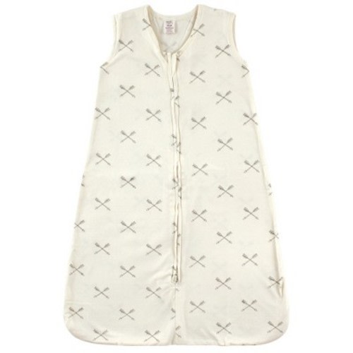 Touched by Nature Baby Boy Organic Cotton Sleeveless Wearable Sleeping Bag, Sack, Blanket, Arrow, 0-6 Months