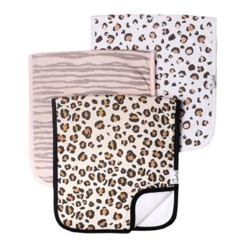Copper Pearl Burp Cloths - Zara - 3pc