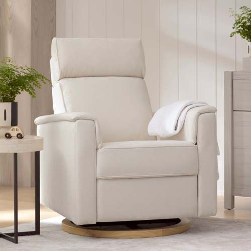Monogram by Namesake Willa Plus Power Glider Recliner w/ Power Headrest - In Store Exclusive