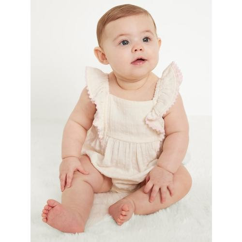 Ruffled One-Piece Romper for Baby