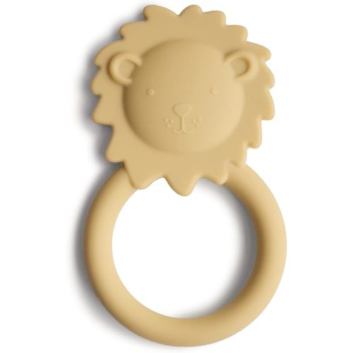 mushie Silicone Baby Teether Toy | Lion