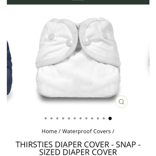 Thirsties Diaper Cover - Snap - sized diaper cover