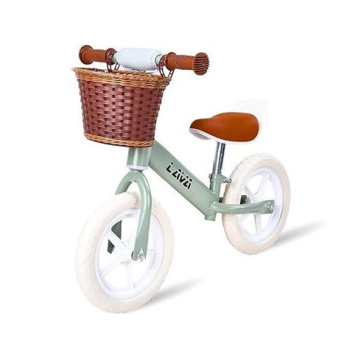 Lava Sport Easy Assembly, Safe Brake System, Non-slip Pedals With Durable Steel Material Vintage Retro Kids Bike-green