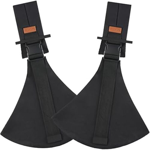 2 Packs Toddler Carrier,Baby Sling Carrier,Baby Sling,Lightweight, Portable, Ergonomic-Designed, Travel-Friendly, Secure & Safe Baby Carriers(Black+Black)