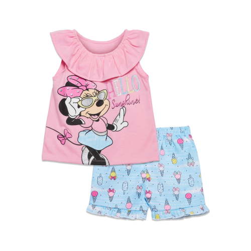 Disney Minnie Mouse Infant Baby Girls Tank Top and Shorts