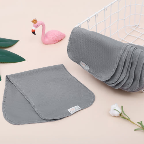 ALVABABY Reusable AWJ Liners 10 Pack Infant Baby Athletic Wicking Jersey Cloth Diaper Liners