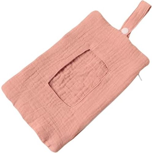 Baby Wipe Holder Portable Wipe Dispenser Strollers Storage Bag Container Double Layer Travel Carry Case for Diapers
