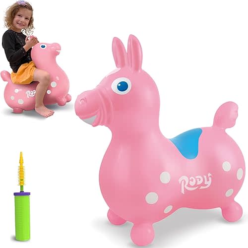 GYMNIC Pastel Pink Rody Horse | Made in Italy