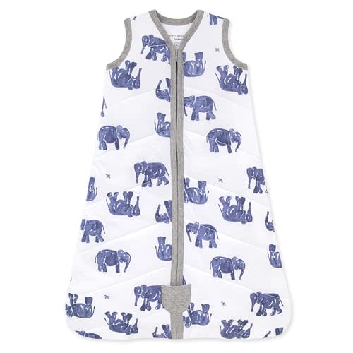 Burt's Bees Baby Beekeeper Wearable Blanket, Organic Cotton Swaddle 0.5 or 1.5 TOG, Newborn Essentials Shower Gift