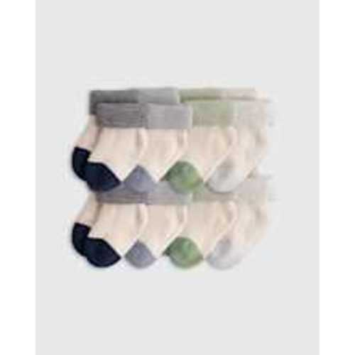 Organic Fold Over Socks 8-Pack