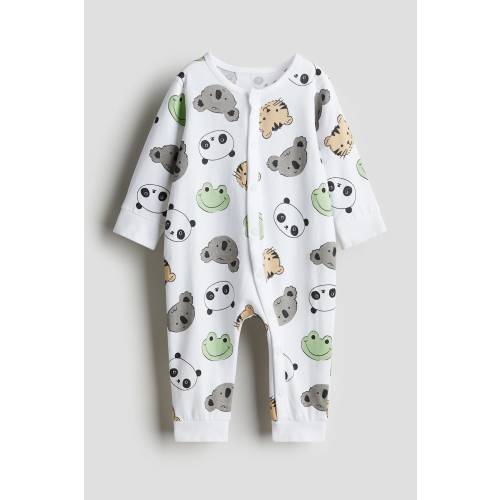 Patterned Pajama Jumpsuit