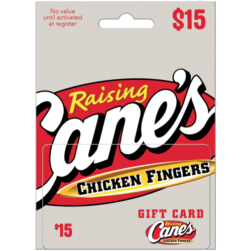 Raising Cane's $15 Gift Card
