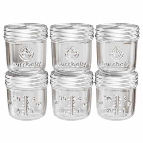 3.5oz Glass Breast Milk Storage Containers