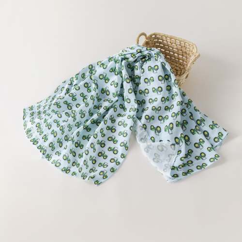 Toot, Toot, Tractor! Organic Muslin Blanket