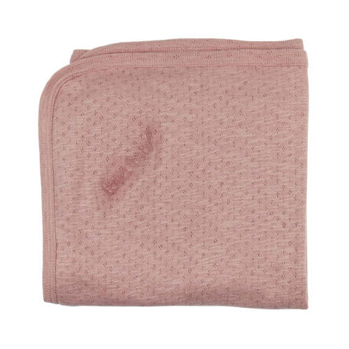 Organic Pointelle Blanket in Taffy – L'ovedbaby