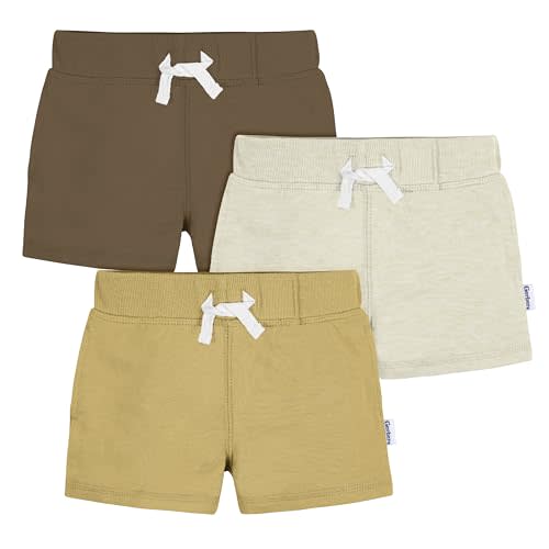Gerber Baby Boys' Toddler 3-Pack Pull-On Knit Shorts