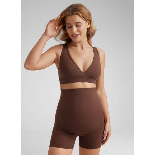 CRZ YOGA Women Butterluxe Maternity Nursing Bras Crossover Wireless