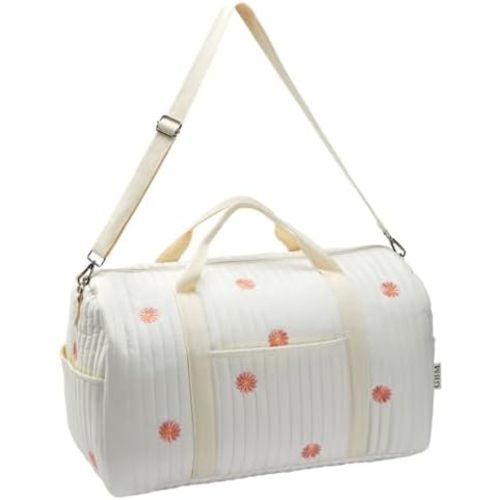 Women’s Travel Duffel Bag – Large Weekender & Overnight Travel Bag with Wet Pocket, Carry-On Friendly, Ideal as Hospital or Maternity Bag for Labor and Delivery