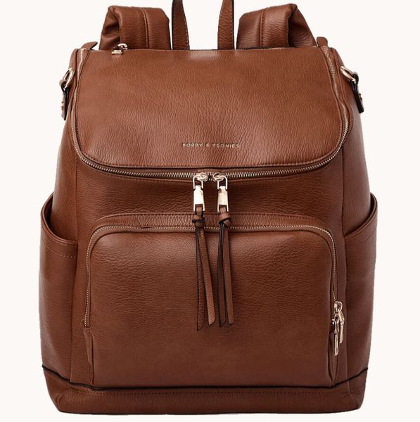 Lullaby Diaper Backpack Chestnut | Poppy and Peonies – www.poppyandpeonies-us.com