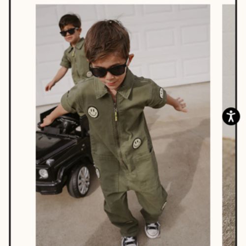 Little Trouble Checkered Overalls | Little Trouble