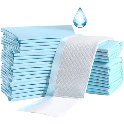Baby Disposable Underpad 100 Count Incontinence Changing Pad Baby Diapers Newborn Pads Soft Breathable Waterproof Leak Proof Quick Absorb 13X18 Inch