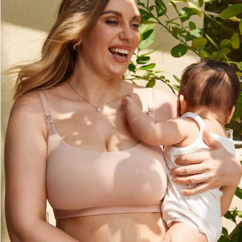 Ribbed Scoop Nursing Bralette