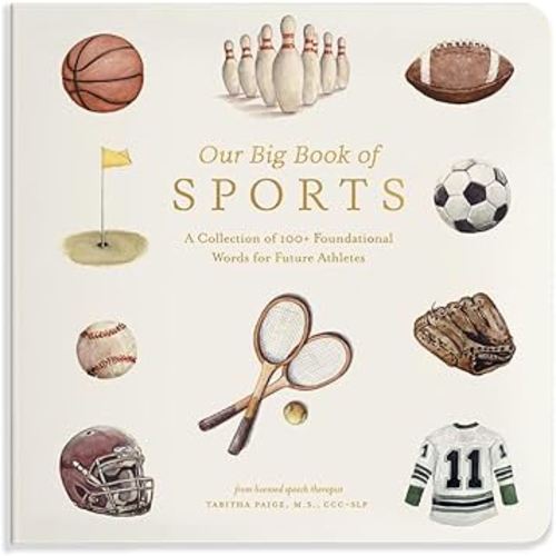Our Big Book of Sports: A Collection of 100+ Foundational Words for Future Athletes (Our Little Adventures Series)