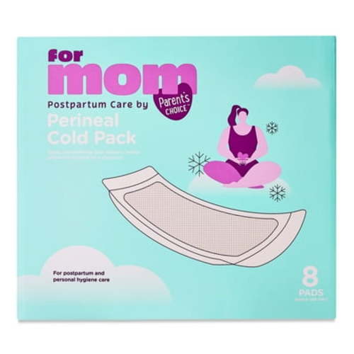 Parent's Choice Postpartum Care Perineal Cold Pack Ice Pads, 8 Count