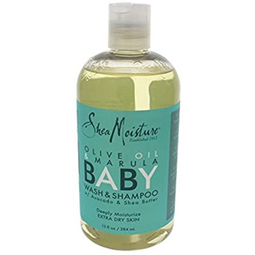 Shea Moisture - Olive & Marula Baby Head-to-Toe Wash & Shampoo with Avocado & Shea Butter - 13 oz.