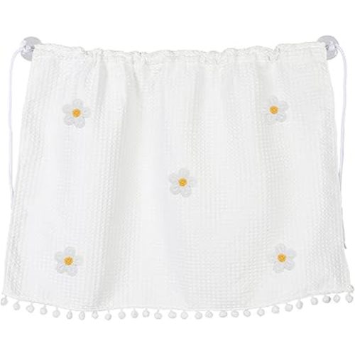 Car Side Window Sun Shade, Cute Blackout Car Window Shade Privacy Curtain for Baby, Automative UV Protection Window Shades with Suction Cup for Back Seat (Five Flowers)