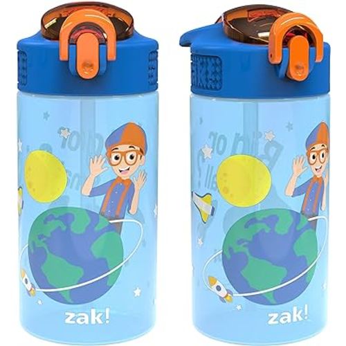 Zak Designs 14oz Recycled Stainless Steel Vacuum Insulated Kids' Water  Bottle 'happy Skies' : Target