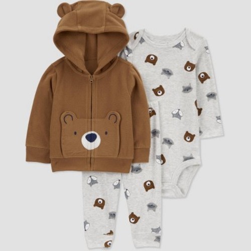 Carter's Just One You® Baby Boys' Bear Coordinate Set - Brown, Size: 3M