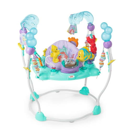 Bright Starts Disney The Little Mermaid Activity Jumper, Ariel, Blue, Infant