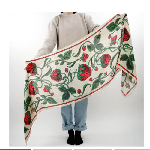 Heading | Book Inspired Scarves and Bandanas - "Strawberry" Scarf – Heading Prints