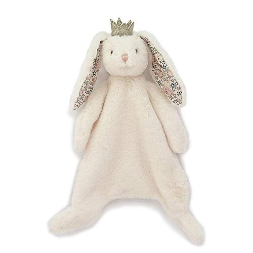 MON AMI Princess Bunny Plush Lovey for Babies – 15” | Security Blanket for Newborns