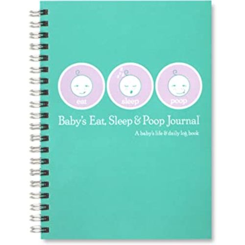 Baby's Eat, Sleep & Poop Journal, Log Book (Aqua)