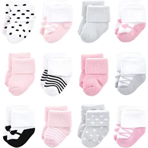 Luvable Friends Baby Newborn and Baby Terry Socks