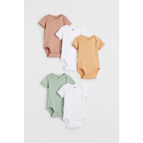 5-pack Cotton Bodysuits