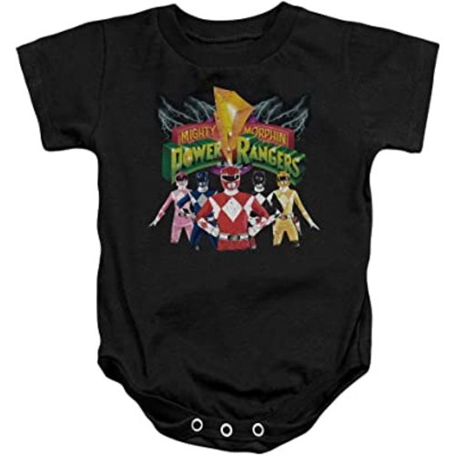 Infant Power Rangers Rangers Unite Infant Onesie Size 6 Mos Black