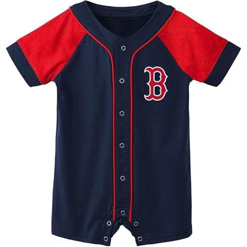 Outerstuff MLB Unisex-Baby Newborn & Infants 0-24 Months Little Slugger Creeper Bodysuit Romper