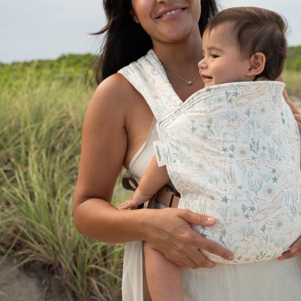Cove Lark Baby Carrier - Soft Blue Soft Structured Carrier | hope&plum