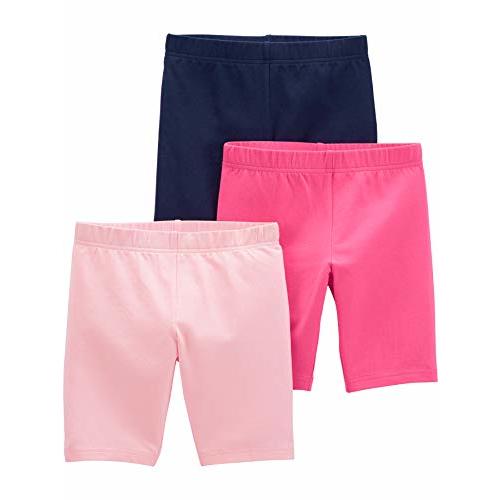 Simple Joys by Carter's Babies, Toddlers, and Girls' Bike Shorts, Pack of 3