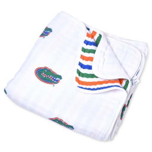 Infant Three Little Anchors Florida Gators 47" x 47" Muslin 4-Layer Blanket