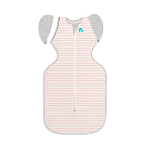Love to Dream Swaddle Up Transition Swaddle, Patented Zip-Off Wings, Gently Help Baby Transition from Being Swaddled to Arms Free When Showing Signs of Rolling, 1.0 TOG, 13-19 lbs, Pink