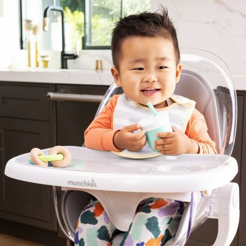 Munchkin C'est Silicone! 4oz Training Cup with Straw - Mint